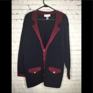 Vtg Robert Scott Cardigan Sweater Women’s Size S(M) 100% Wool Button Up Elegant‎